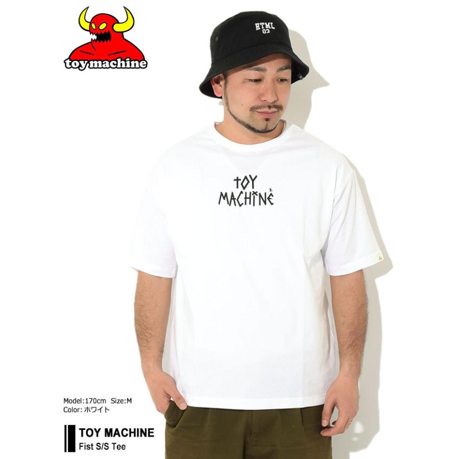 TOY MACHINE（トイマシーン） Tシャツ 半袖 メンズ フィスト ( Fist S