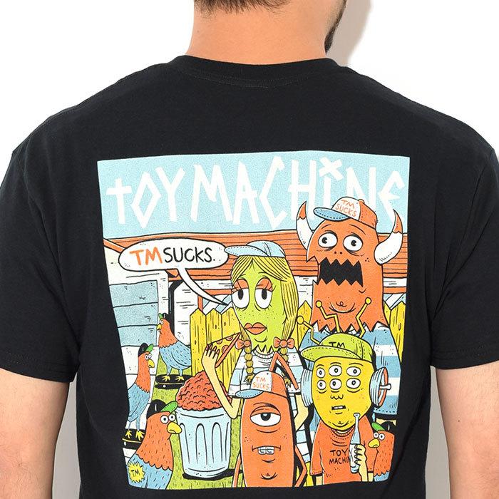 illpro MACHINE GUN Tシャツ トイマシーンモチーフ TOY MACHINE トイマシーン Tシャツ 半袖 メンズ TM ペイント