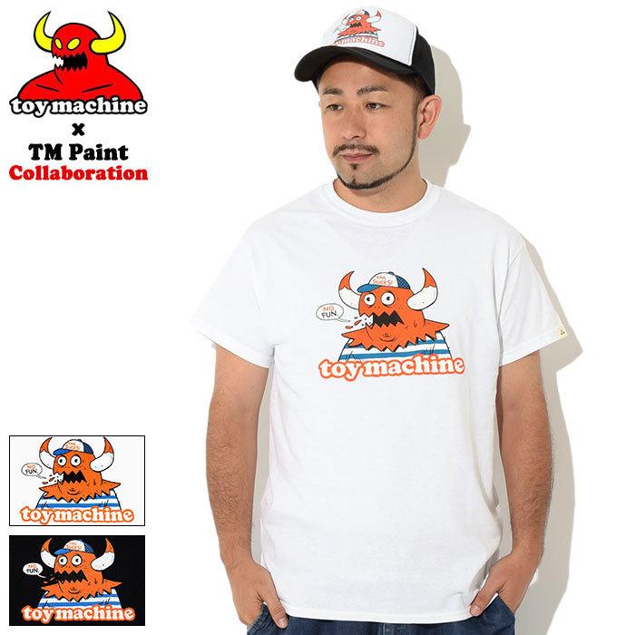 TOY MACHINE トイマシーン Tシャツ 半袖 メンズ TM ペイント