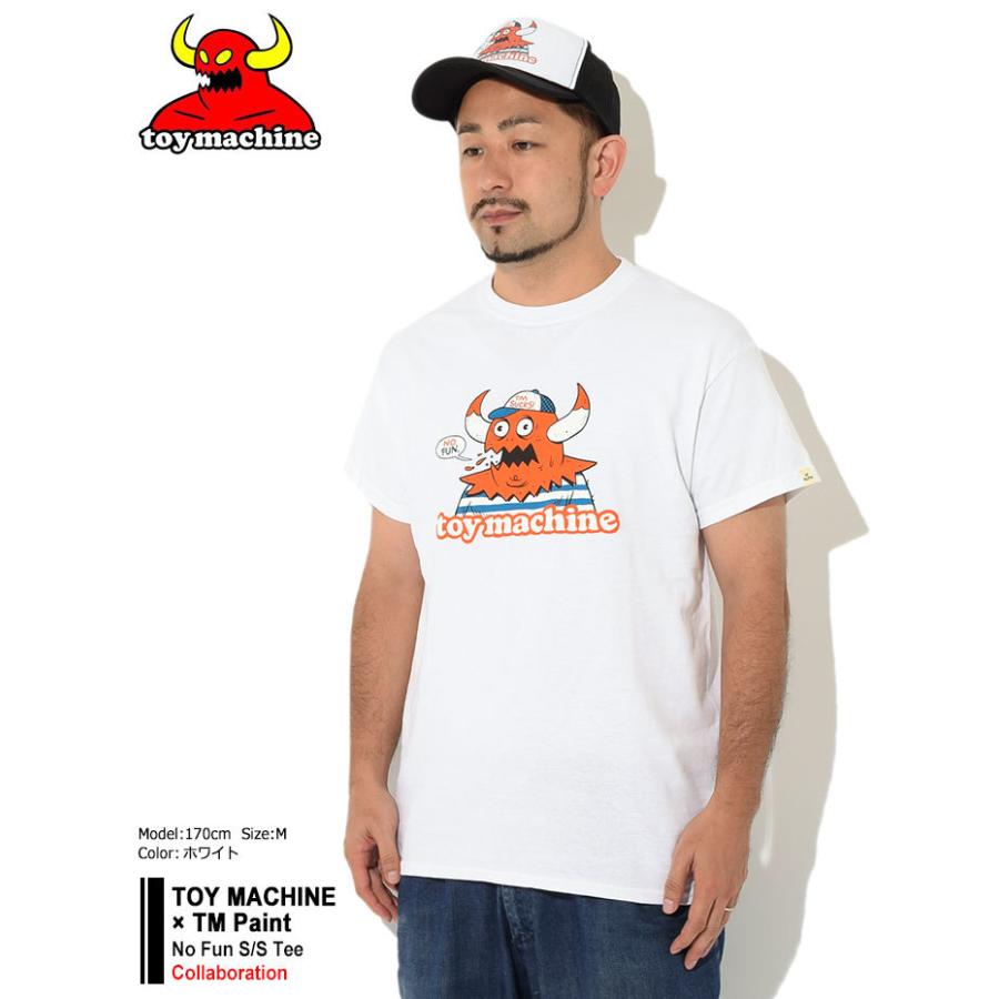 TOY MACHINE トイマシーン Tシャツ 半袖 メンズ TM ペイント