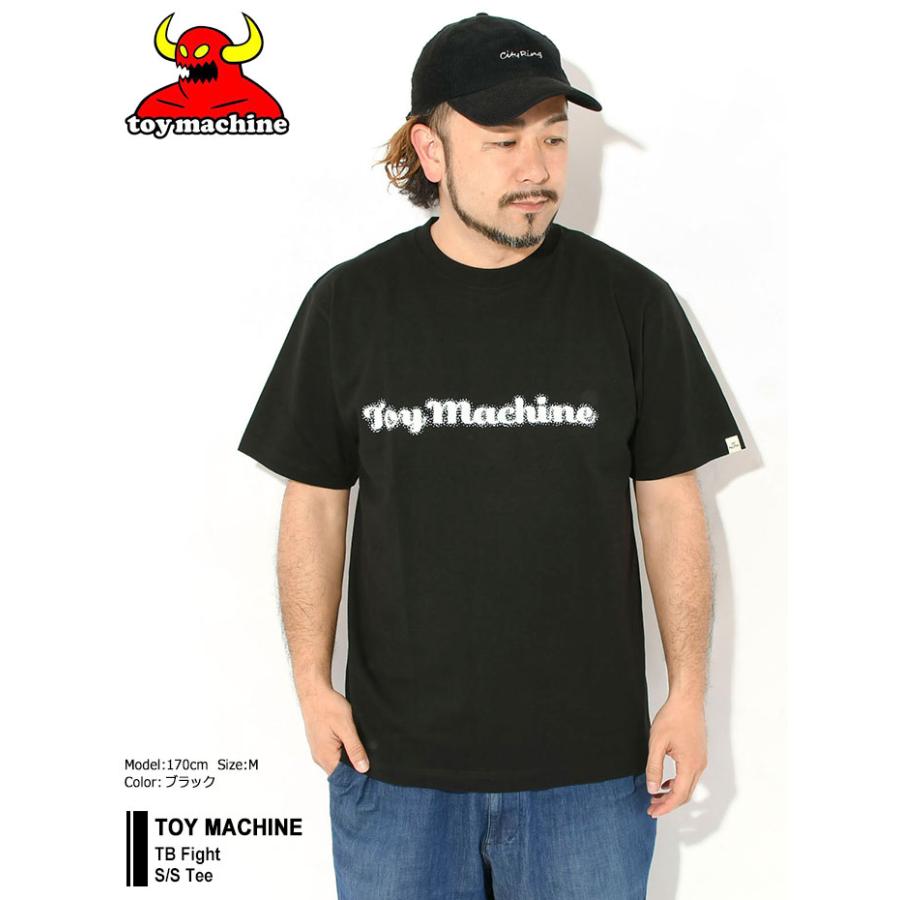 TOY MACHINE（トイマシーン） Tシャツ 半袖 メンズ TB ファイト ( TB