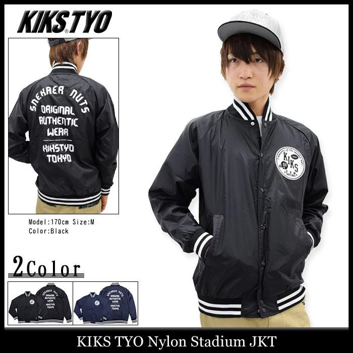 キックス ティー・ワイ・オー KIKS TYO ジャケット メンズ ナイロン スタジアム(KiksTyo Nylon Stadium JKT スタジャン アウター)｜icefield