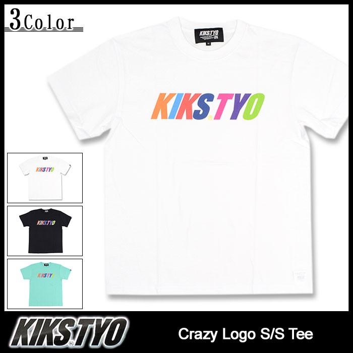 キックス ティー・ワイ・オー KIKS TYO Tシャツ 半袖 メンズ クレイジー ロゴ(Kiks Tyo Crazy Logo S/S Tee カットソー トップス)｜icefield
