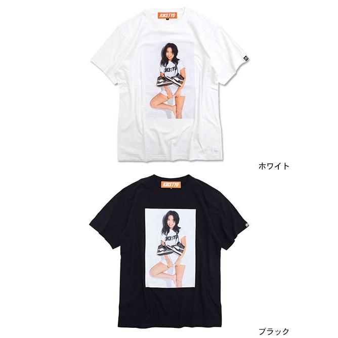 キックス ティー・ワイ・オー Tシャツ 半袖 KIKS TYO メンズ 週刊プレイボーイ 大原優乃 ロゴ Tシャツ(Yuno Ohara Logo Tee KT1908PB-01)｜icefield｜02