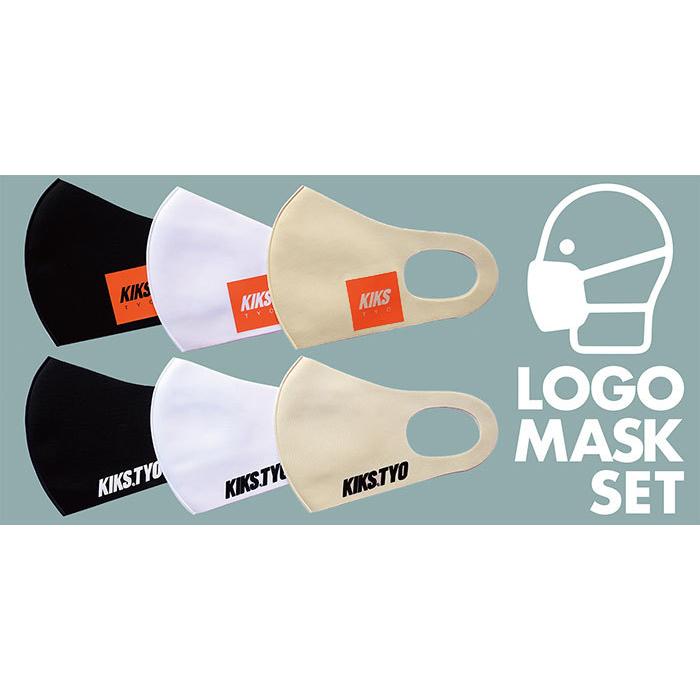 キックス ティー・ワイ・オー マスク KIKS TYO ロゴ マスク セット (Logo Mask Set 3枚入り 洗える おしゃれ 即納 ユニセックス KT2102A-01)｜icefield｜02