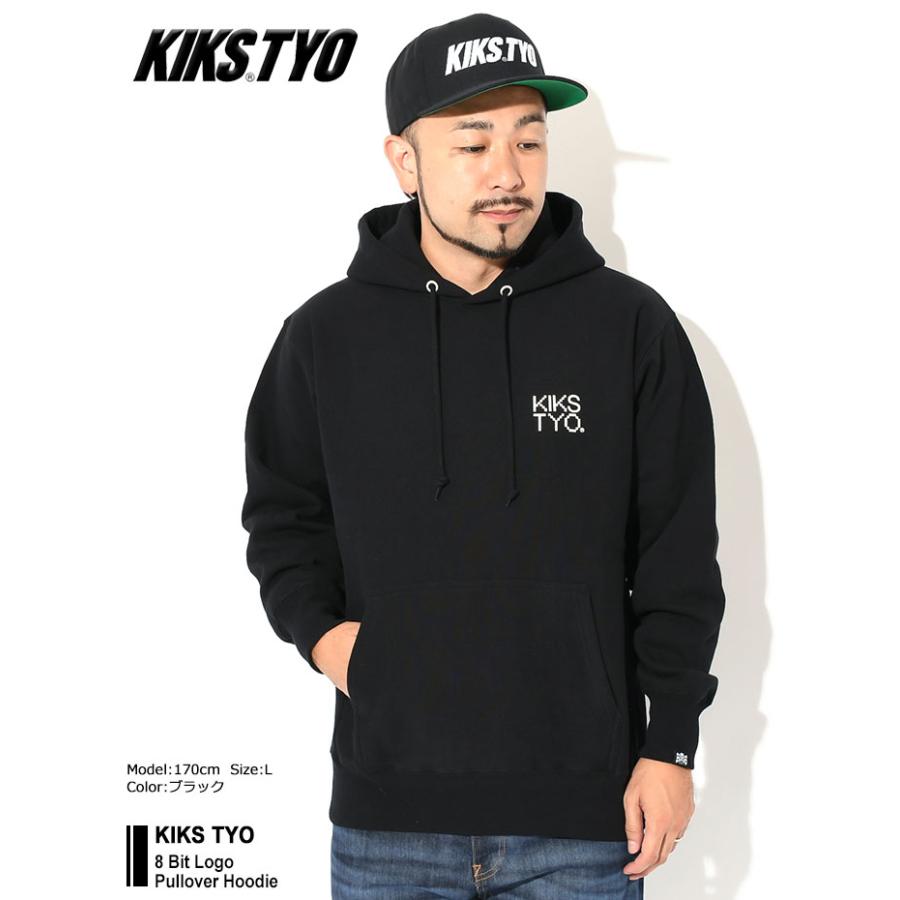 キックス ティー・ワイ・オー パーカー プルオーバー KIKS TYO メンズ 8 ビット ロゴ ( 8 Bit Logo Pullover Hoodie スウェット KT2209C-03 )｜icefield｜05