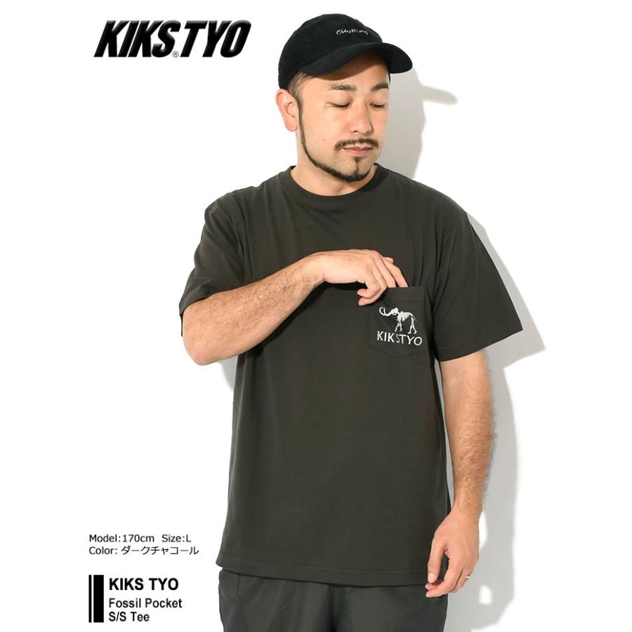 キックス ティー・ワイ・オー Tシャツ 半袖 KIKS TYO メンズ フォッシル ポケット (Fossil Pocket S/S Tee T-SHIRTS カットソー KT2303T-12)[M便 1/1]｜icefield｜04