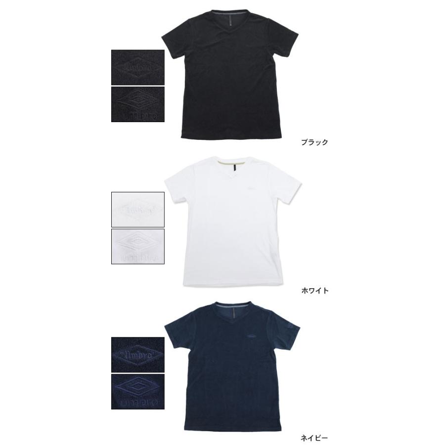 アンブロ ロッカールーム リミテッド UMBRO Locker Room Limited パイル Vネック 半袖(UCS7591LR Pile S/S V-Neck トップス メンズ 男性用)｜icefield｜02