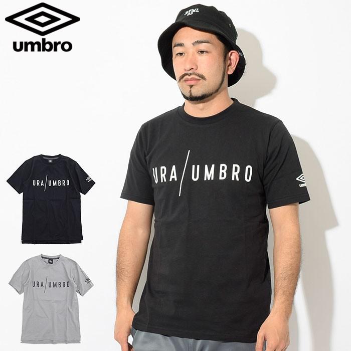 アンブロ Tシャツ 半袖 UMBRO メンズ URA ビッグ ロゴ コットン(UUUNJA61 URA Big Logo Cotton S/S Tee カットソー トップス 男性用)｜icefield