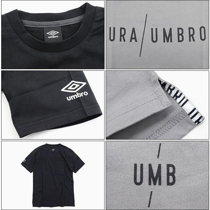 アンブロ Tシャツ 半袖 UMBRO メンズ URA ビッグ ロゴ コットン(UUUNJA61 URA Big Logo Cotton S/S Tee カットソー トップス 男性用)｜icefield｜03