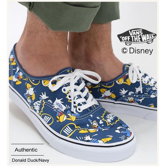バンズ Vans スニーカー レディース メンズ ディズニー オーセンティック ドナルド ダック ネイビー コラボ Vn 018bgz0 Vans Disney Ice Field 通販 Paypayモール