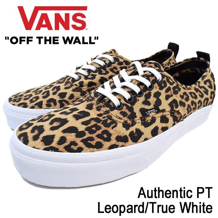 バンズ VANS スニーカー メンズ 男性用 オーセンティック PT Leopard/True White(vans VN-0A38F1MTD Authentic PT アニマル柄)｜icefield