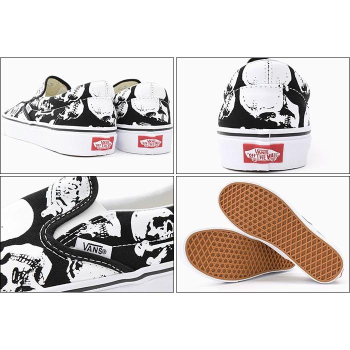 Vans スリッポン スカル柄 ホワイト/ブラック Vans スリッポン スカル柄 ホワイト/ブラック - メルカリ