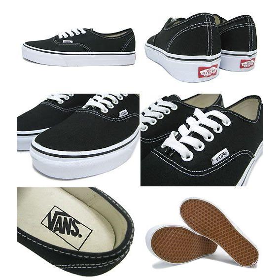 VANS バンズ スニーカー オーセンティック Black USA限定 メンズ 男性