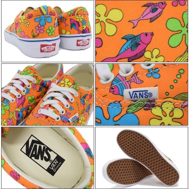 VANS（ヴァンズ） バンズ スニーカー エラ Orange/Sea Creatures バン