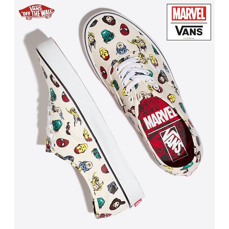 【新品未使用✨美品タグ付き】marvel vans 27cm VANS Authentic MARVEL コラボ 新品未使用 箱あり タグ付き