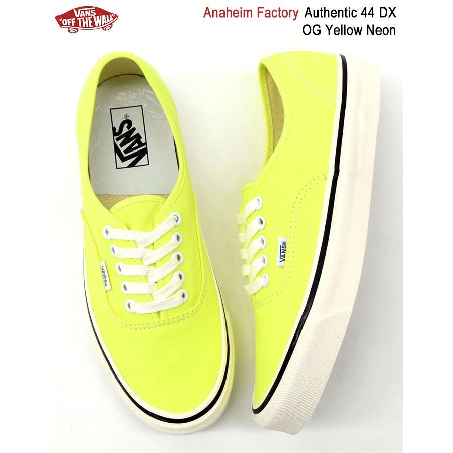 20%OFF】バンズ スニーカー VANS メンズ 男性用 オーセンティック 44 DX OG Yellow Neon アナハイム ファクトリー  (VN0A38ENV7M Authentic) ice field - 通販 - PayPayモール