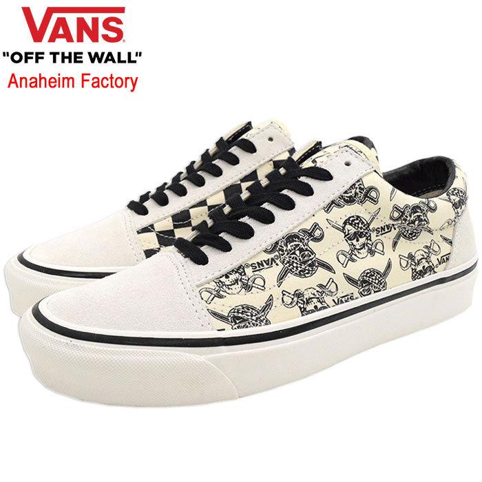 バンズ スニーカー Vans メンズ 男性用 オールドスクール 36 Dx Og White Og Black Og Print Mix アナハイム ファクトリー Vn0a38g22t8 Ice Field 通販 Paypayモール