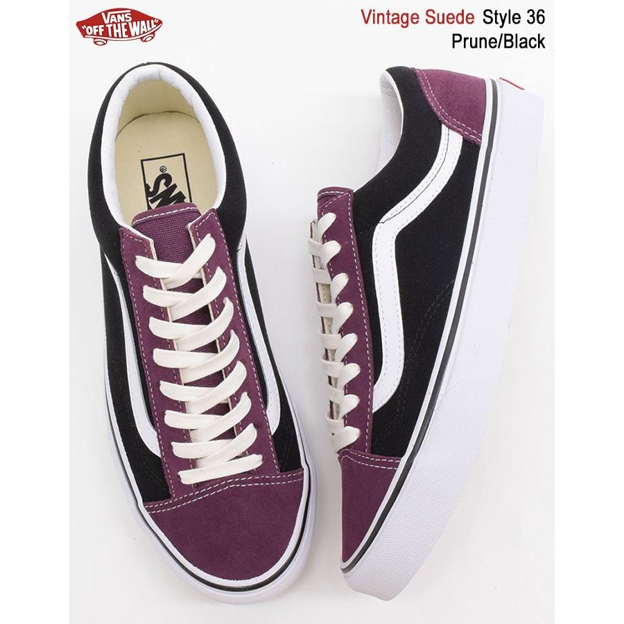 VANS バンズ スニーカー メンズ 男性用 スタイル 36 Prune/Black VANS バンズ スニーカー メンズ 男性用 スタイル 36 Prune/Black