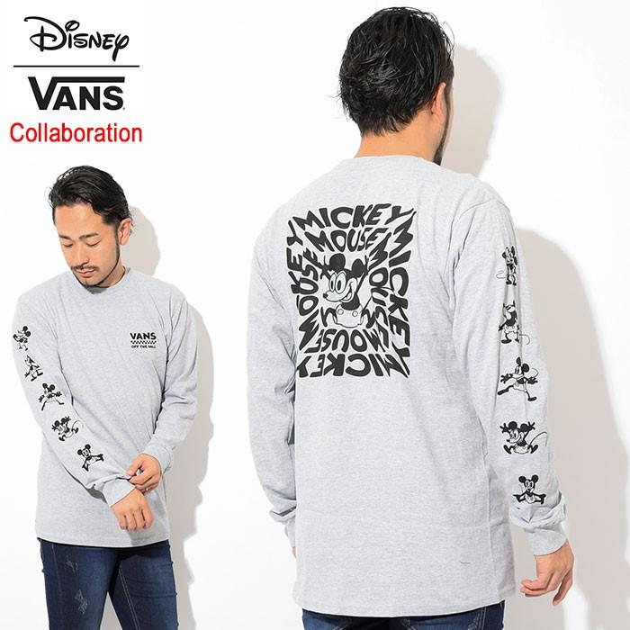 バンズ Tシャツ 長袖 Vans メンズ ディズニー ミッキー 90th プレーン クレイジー コラボ Disney Mickeys 90th Plane Crazy Tee Vn0a3ik6ath Ice Field 通販 Paypayモール