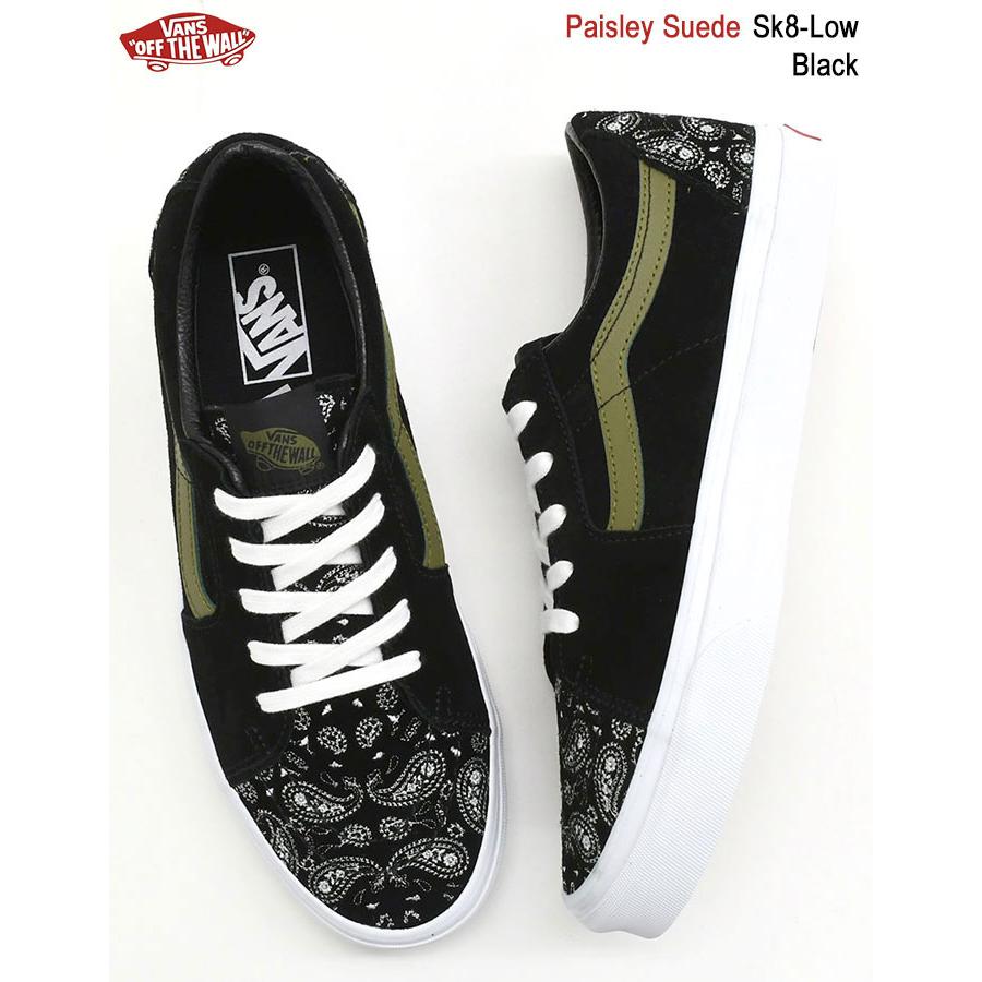 VANS バンズ スニーカー sk8 low 黒 ブラック 白 スエード VANS [ USA企画・正規販売 ] SKATE SK8 LOW BLACK/WHITE