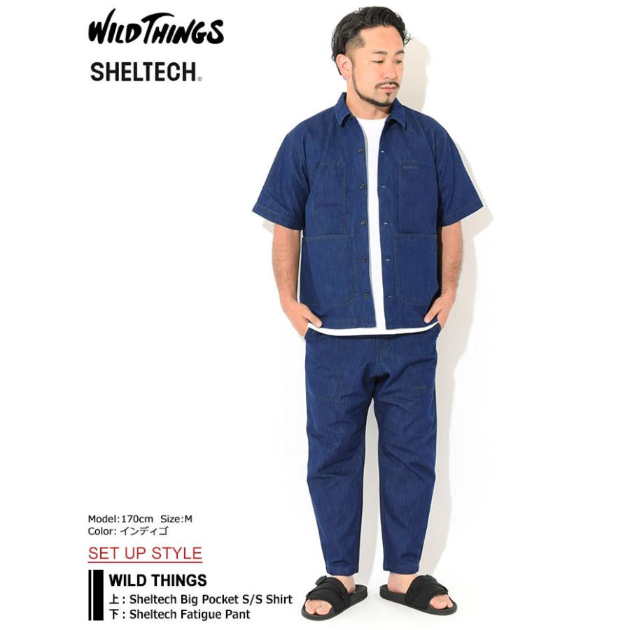 WILD THINGS（ワイルドシングス） シャツ 半袖 メンズ シェルテック