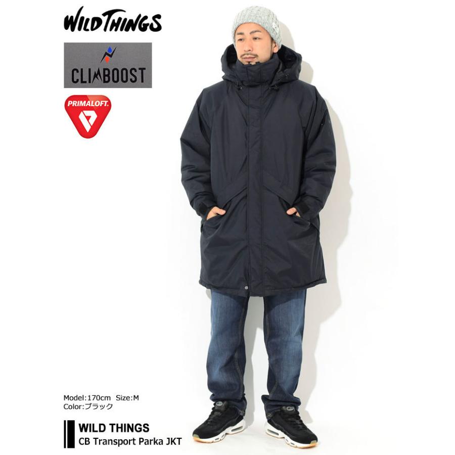 ワイルドシングス ジャケット WILD THINGS メンズ CB トランスポート パーカー ( CB Transport Parka JKT ビッグシルエット 中綿 WT21202IT )｜icefield｜02