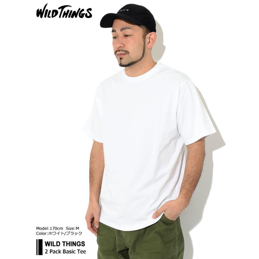 WILD THINGS（ワイルドシングス） Tシャツ 半袖 メンズ ツー パック