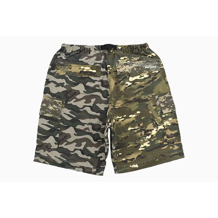 WILD THINGS ワイルドシングス ハーフパンツ メンズ カモ リップ WILD THINGS ワイルドシングス ハーフパンツ メンズ カモ リップ
