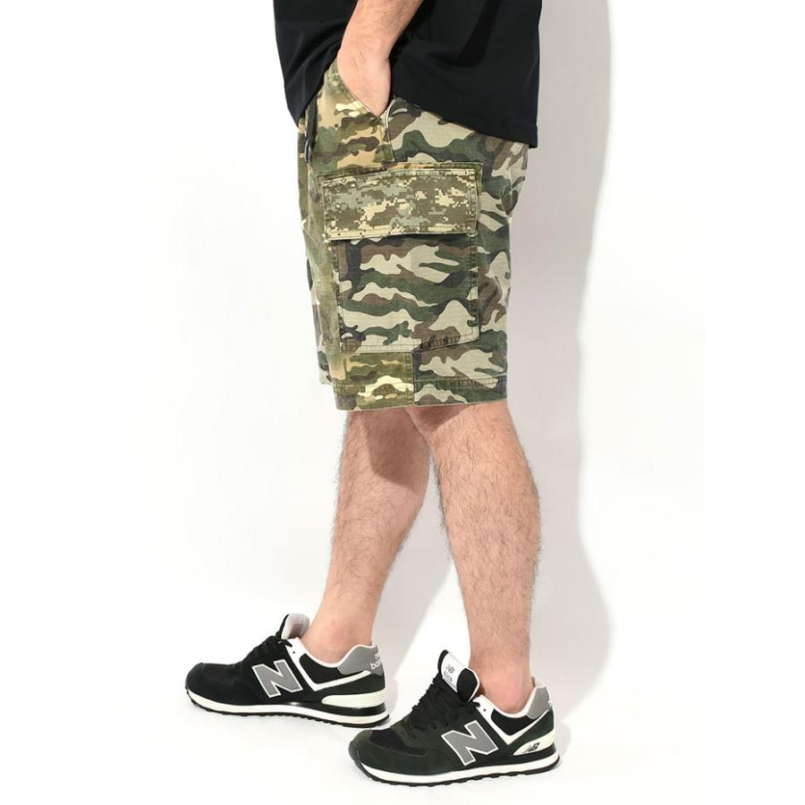 WILD THINGS ワイルドシングス ハーフパンツ メンズ カモ リップ