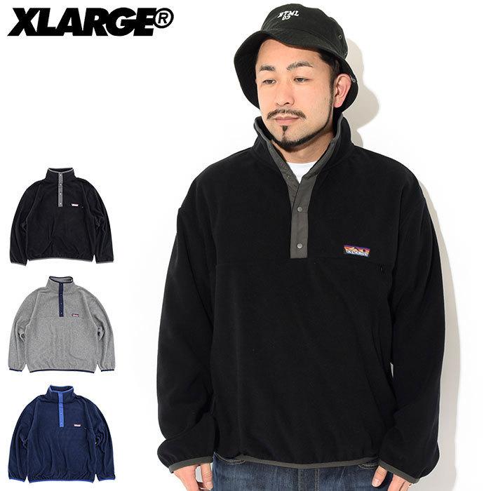 エクストララージ ジャケット X-LARGE メンズ スナップ ボタン フリース プルオーバー ( Snap Button Fleece  Pullover JKT 101214013001 ) : xla-101214013001 : ice field - 通販 -  Yahoo!ショッピング