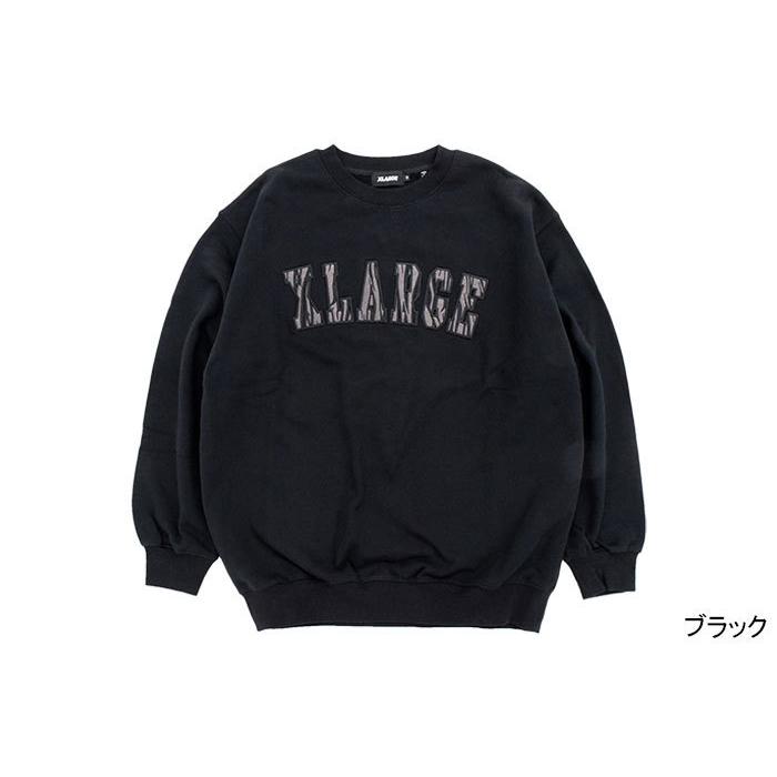 エクストララージ トレーナー X-LARGE メンズ エンブロイダリー ゼブラ ロゴ クルーネック スウェット(Embroidery Zebra  Sweat 101221012014)