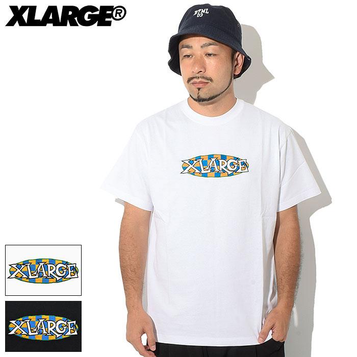 エクストララージ Tシャツ 半袖 X-LARGE メンズ チェッカー オーバル