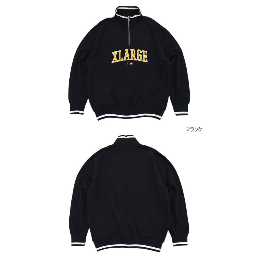 エクストララージ トレーナー X-LARGE メンズ ストライプド リブ ハーフ ジップ スウェット ( Striped Rib Half Zip Sweat トップス 男性用 101241012008 )｜icefield｜06