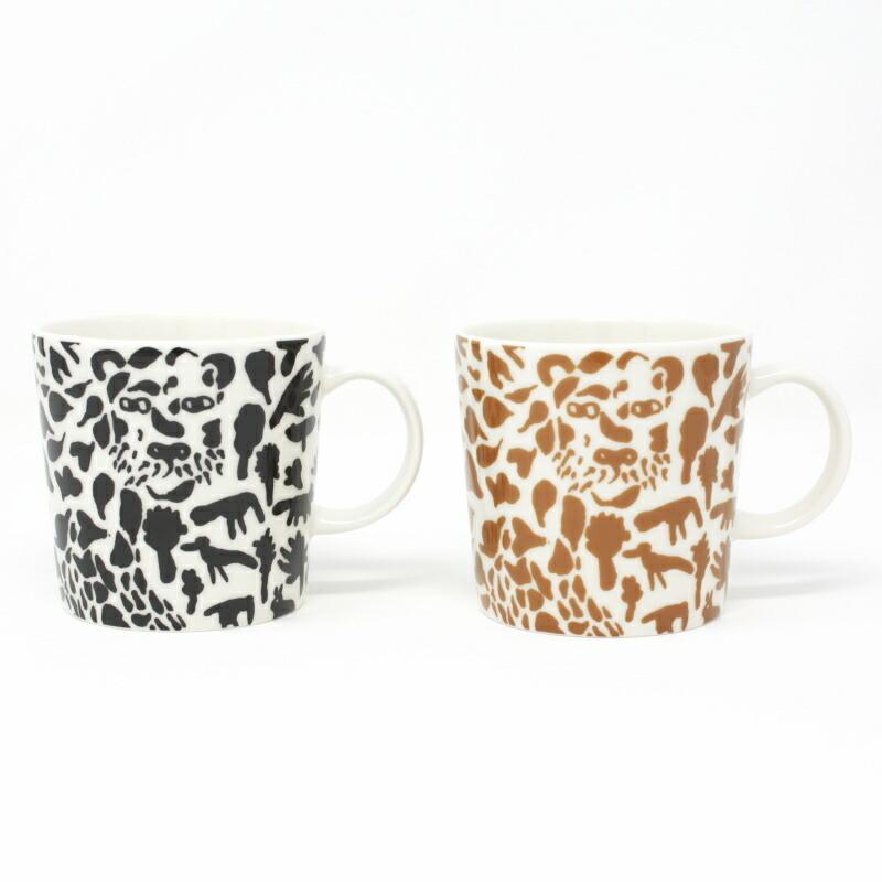 iittala イッタラ マグカップセット 300ml Cheetah チーター ブラック 