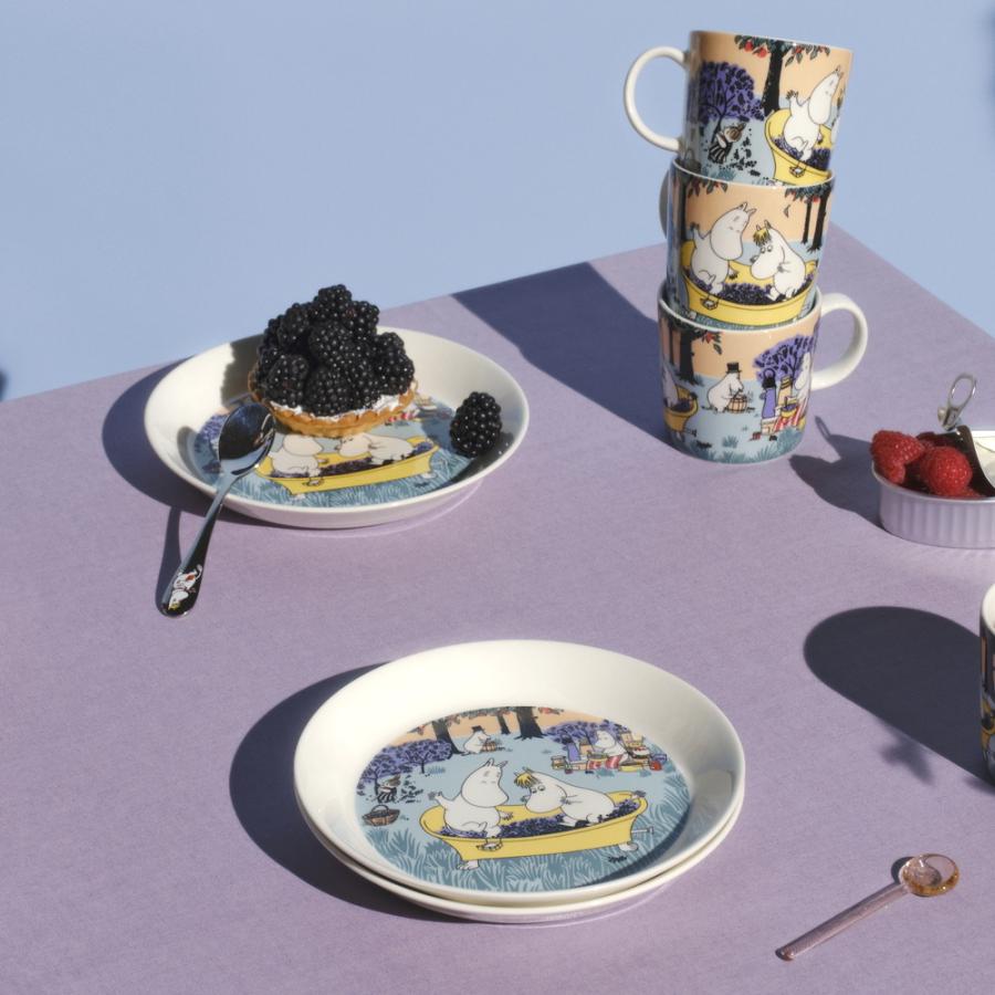 新品アラビアARABIAムーミン サマープレート ベリーシーズン2024 25 ARABIA（アラビア） ムーミン ベリーシーズン プレート 19cm 2024