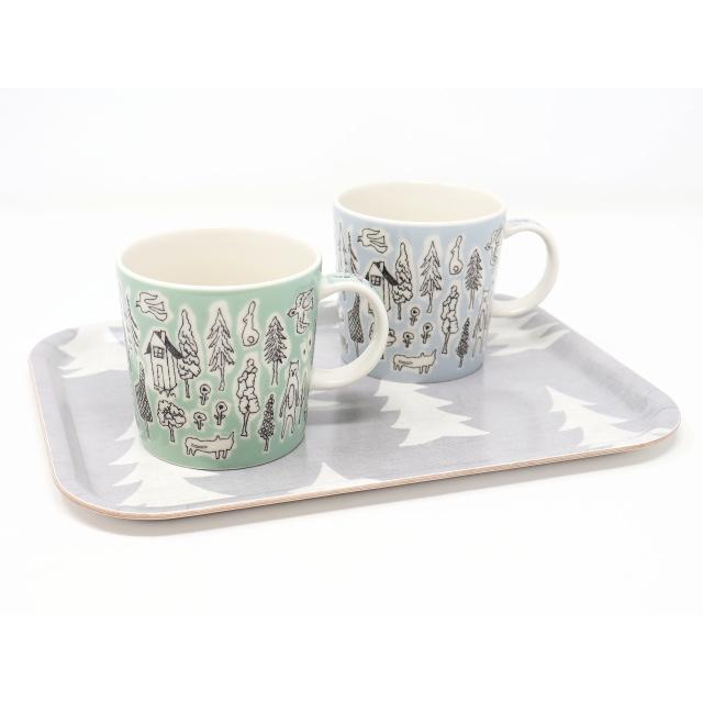 iittala（イッタラ） X ミナ ペルホネン マグ 0.3L フォレストライフ