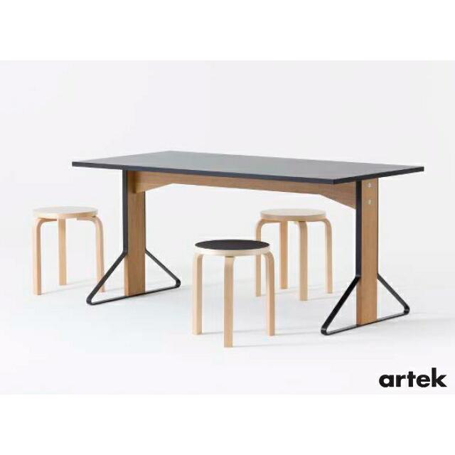 artek スツール 60 3本脚 ブラックリノリウム 黒 Stool60 家具 artek スツール 60 3本脚 ブラックリノリウム 黒 Stool60 家具