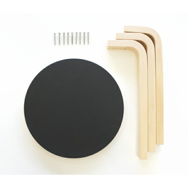 artek（アルテック） スツール 60 3本脚 オールブラック 黒 Stool60