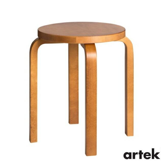 artek スツール E60 4本脚 ハニーステイン Stool 家具 アルテック 