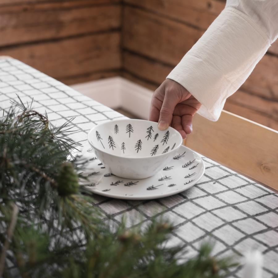 ファインリトルデイ TALL タル ボウル 直径14cm 中鉢 針葉樹 おしゃれ 手びねり成型 箱付き 陶芸作品 プレゼント 北欧 |  | 04