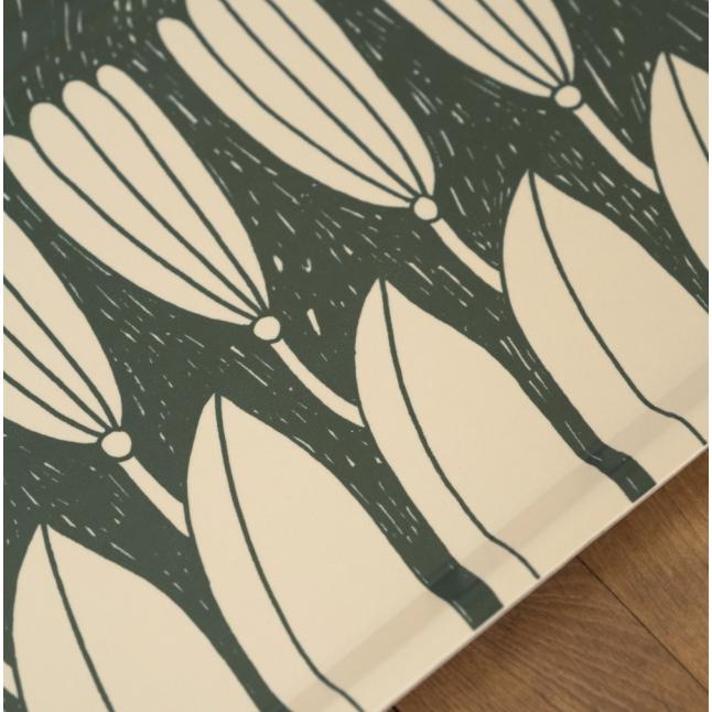 英国】 ギャラリートレー オーバル型 40cm クロウフット 英国