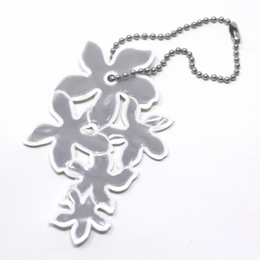 グリミス リフレクター キーホルダー ライラック ホワイト チェーン