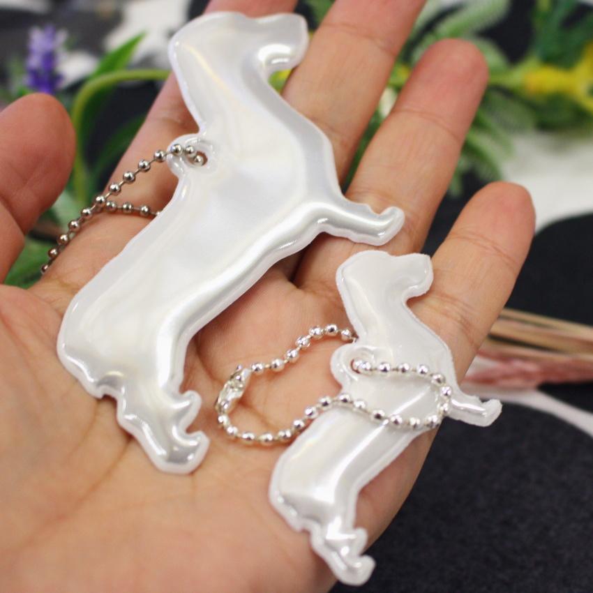 ライフセーバー リフレクター キーホルダー ダックスフンド 親子セット