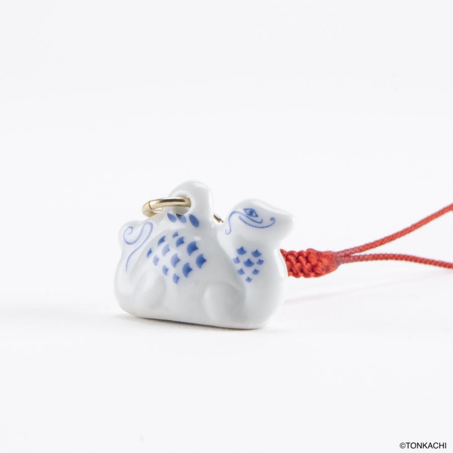 Lisa Larson（リサラーソン） 干支 根付 青い空のドラゴン