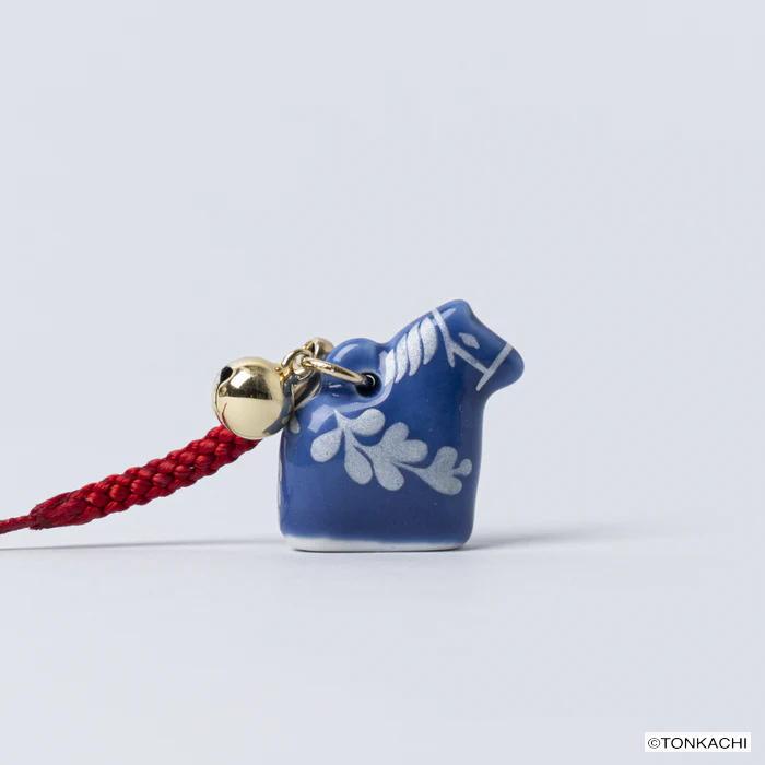 Lisa Larson（リサラーソン） 干支 根付 ココロシズカの午 青