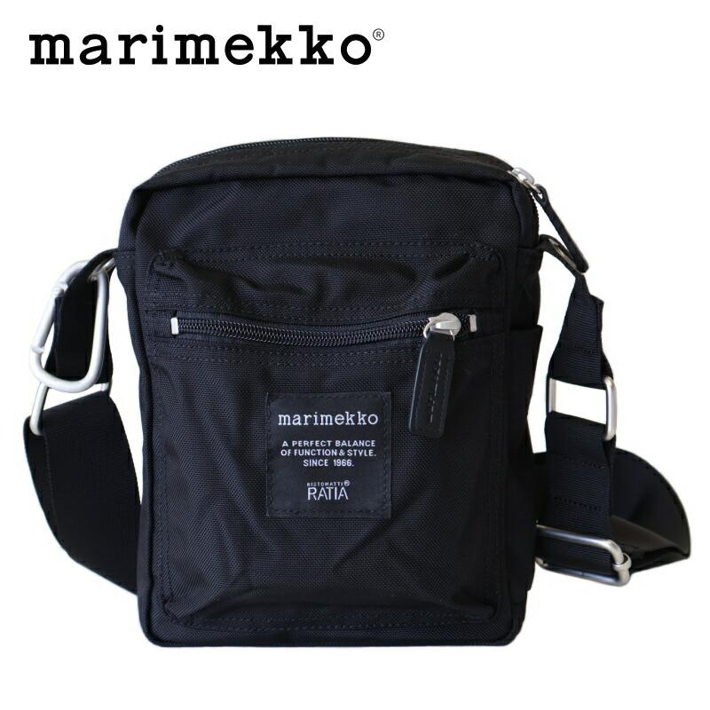 marimekko マリメッコ ショルダーバッグ ブラック 黒 バッグ