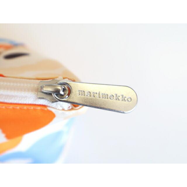 マリメッコ ミニウニッコ Kampsu コスメティックバッグ オレンジ ブルー ポーチ 化粧ポーチ 軽量 内ポケット 北欧 ギフト おしゃれ | marimekko | 03