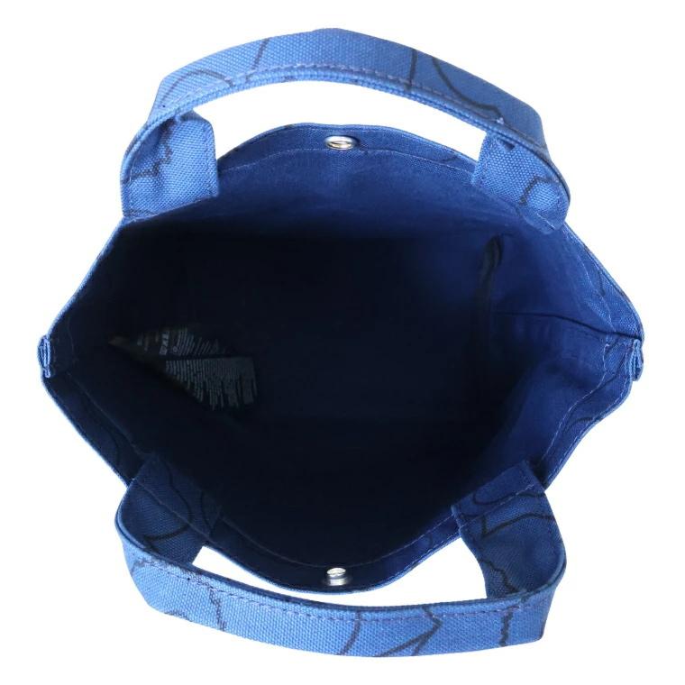 マリメッコ トートバッグ ピィイルト ウニッコ ブルー 紺 marimekko Lunchbag Piirto Unikko 北欧 ギフト おしゃれ | marimekko | 03