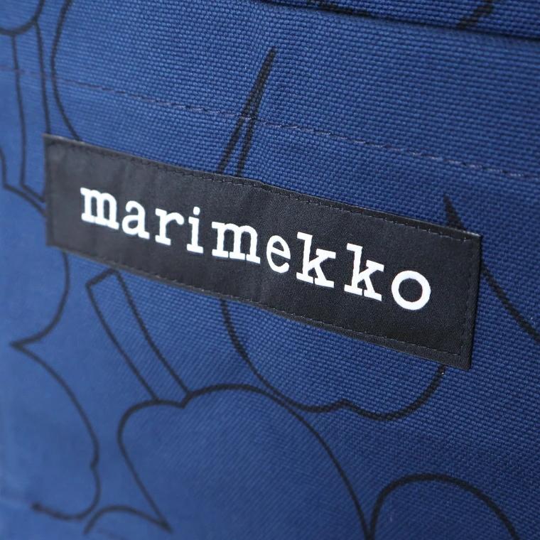 マリメッコ トートバッグ ピィイルト ウニッコ ブルー 紺 marimekko Lunchbag Piirto Unikko 北欧 ギフト おしゃれ | marimekko | 04